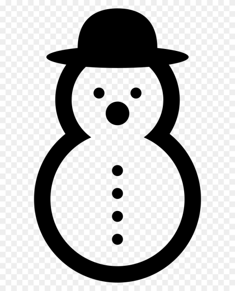 Снеговик рисунок