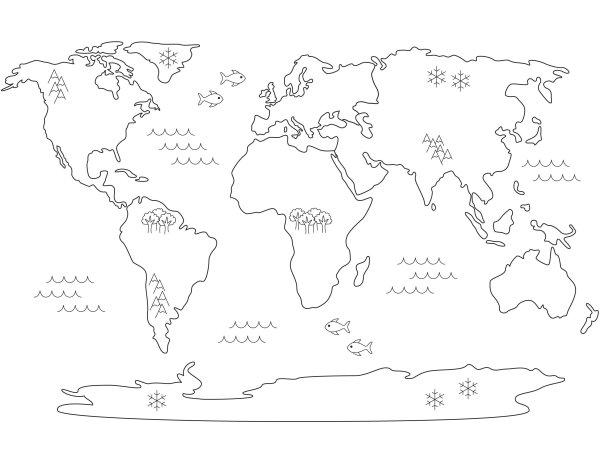 Материки задания для детей