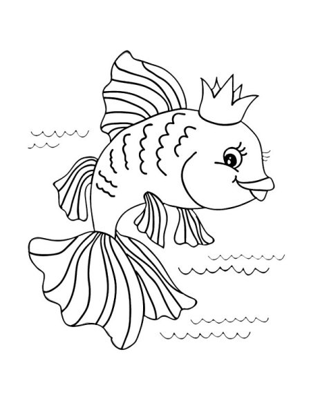 Стилизованная Золотая рыбка