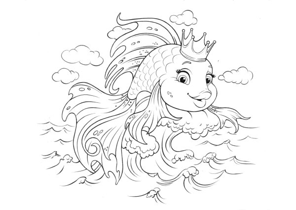 Золотая рыбка сказка Пушкина