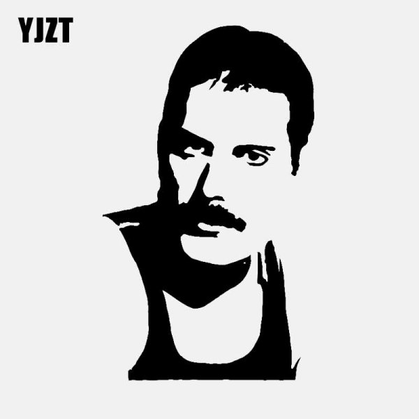 Фредди Меркьюри черно белый портрет