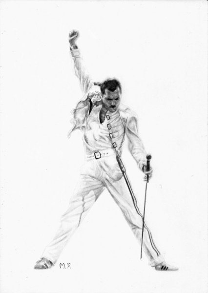 Queen Фредди Меркьюри рисунки