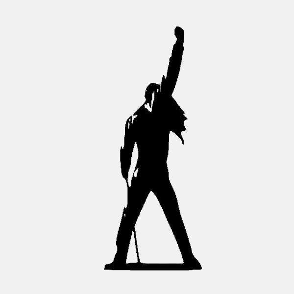 Фредди Меркьюри силуэт