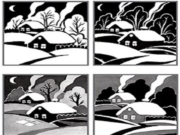 Рисунок в ахроматических цветах