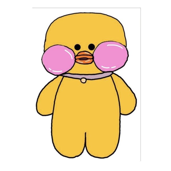 Уточка лалафан раскраска