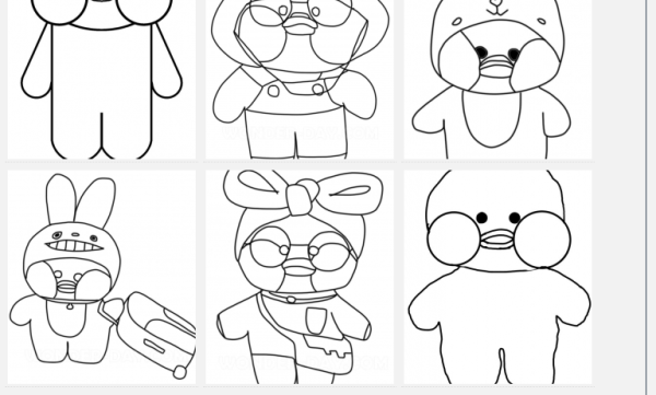 Одежда для бумажной уточки лалафанфан