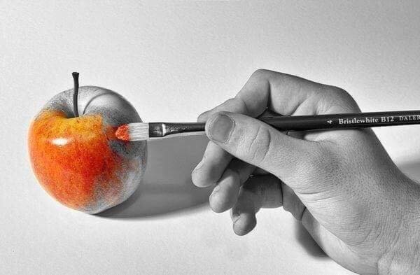 Цветное на черно белом