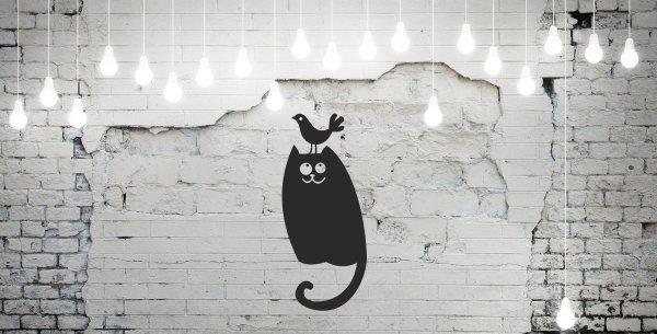 Кирпичная стена трафарет