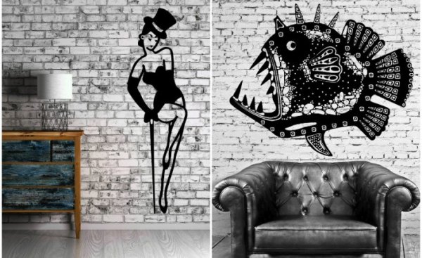 Наклейки в стиле лофт