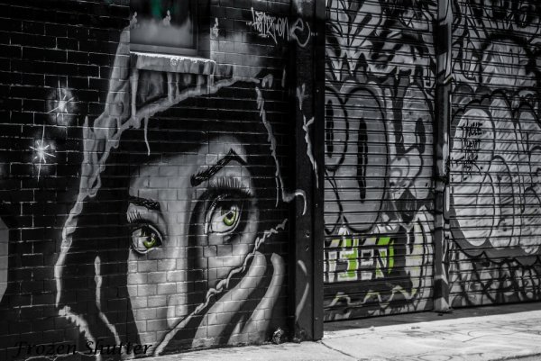 Граффити черно белое