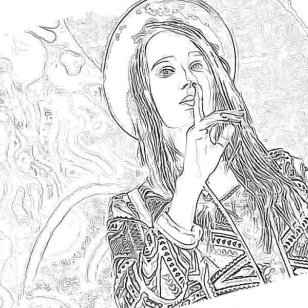 Раскраска Клава Кока