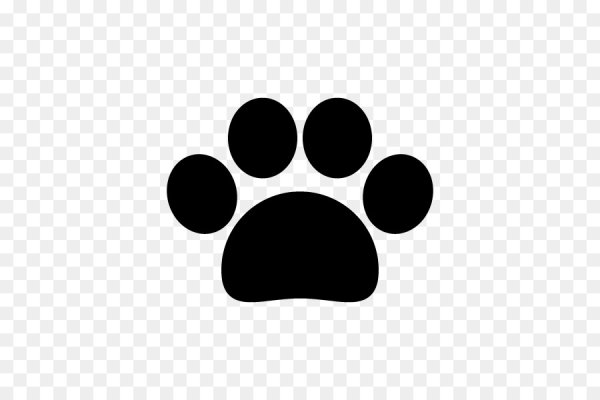 Значок лапы собаки