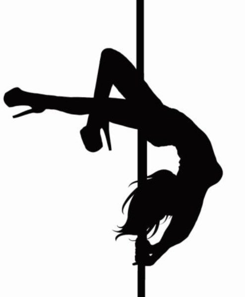 Силуэт стриптизерши