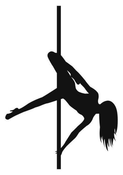 Эротичный женский силуэт