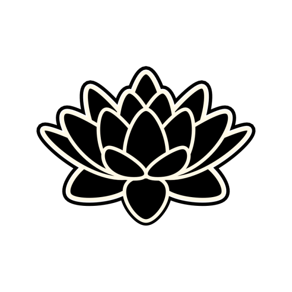 Стилизованный цветок лотоса