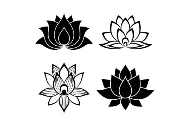 Стилизация цветов Лотос