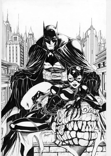 Женщина кошка силуэт