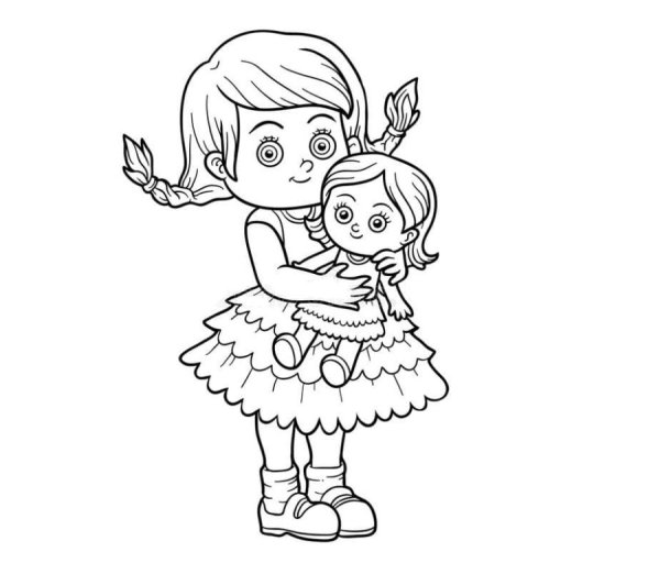 Раскраски для девочек и мальчиков