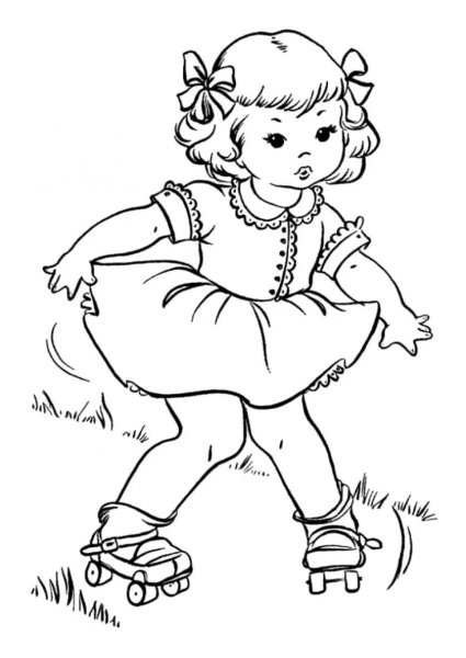 Вокал раскраска для детей