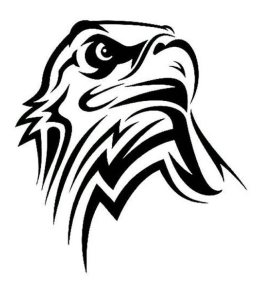 Стилизованная голова орла