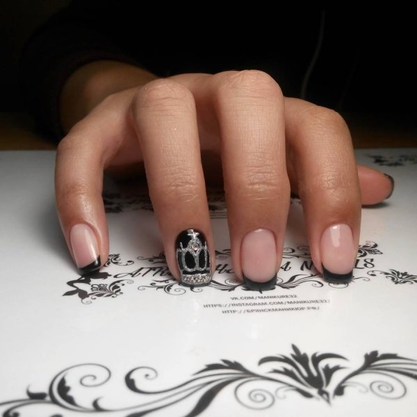 Рисунки на квадратные ногти