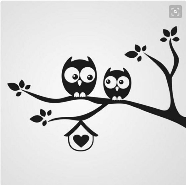 Трафареты птиц для декора