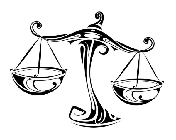 Стилизованные весы