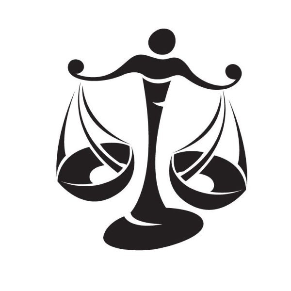 Весы знак зодиака вектор