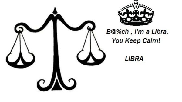 Трафарет весы знак зодиака