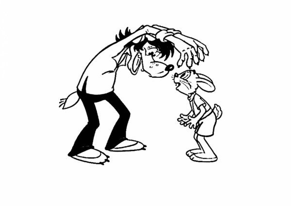 Волк и заяц ну погоди раскраска