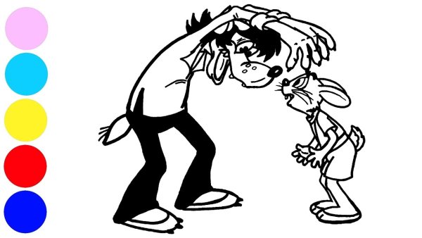 Злой волк ну погоди раскраска