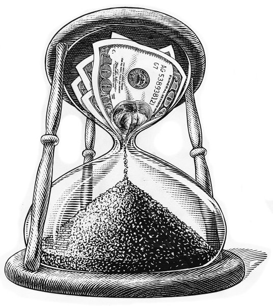 Песочные часы вектор