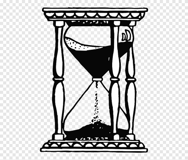 Песочные часы раскраска