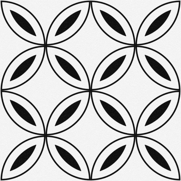 Керамогранит Cersanit Stream белый лепестки 298х298х8,5 мм