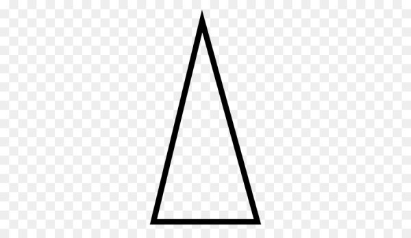 Длинные и узкие треугольники