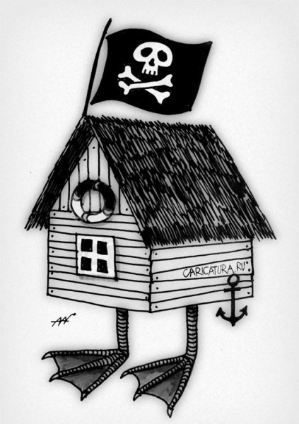 Избушка на курьих ножках рисунок