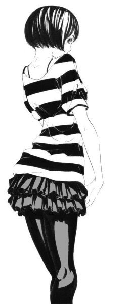 Модные чёрно-белые о аниме