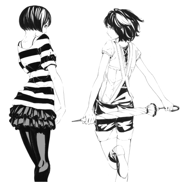 Очертания женской фигуры