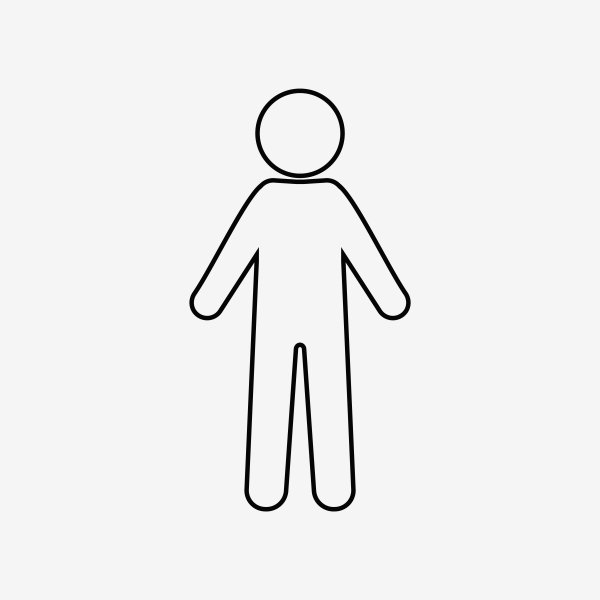 Схемаматичное изображение человека