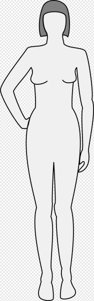 Контур человеческого тела
