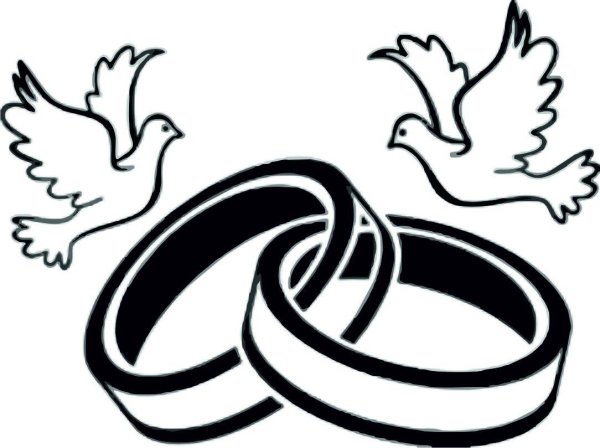 Кольцо черно белое