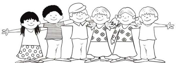 Хоровод раскраска для детей