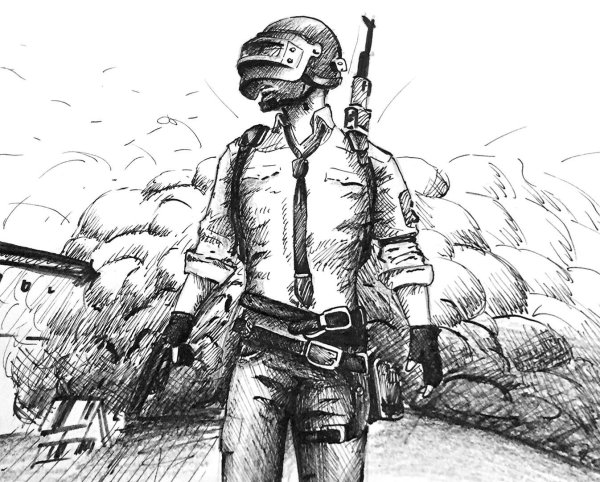 PUBG рисунок