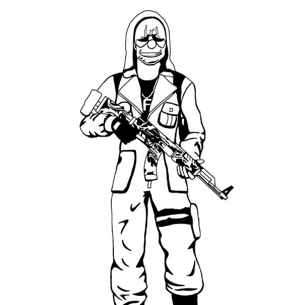 Раскраска фрифаер сложная