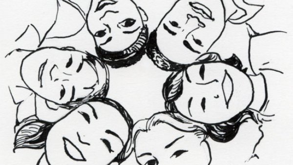 Дружба рисунок карандашом