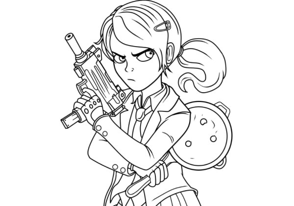 Раскраска фри фаер