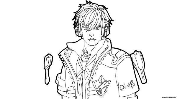 Раскраски фри фаер Широ