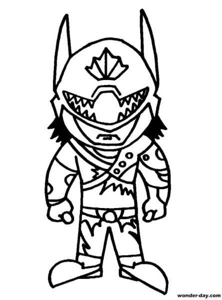 Фри Файер раскраска для детей