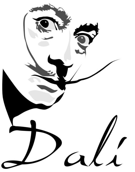 Сальвадор дали портрет Графика