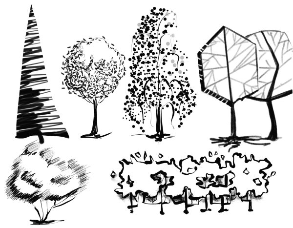 Стилизованное дерево